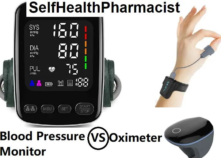 Oximeter vs Blood Pressure Monitor