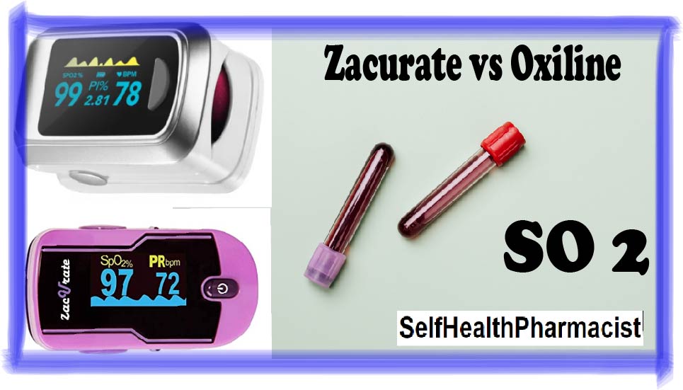 Zacurate vs Oxiline Simple Pulse Oximeters