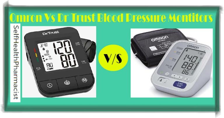 Omron Vs Dr Trust Blood Pressure Montitors