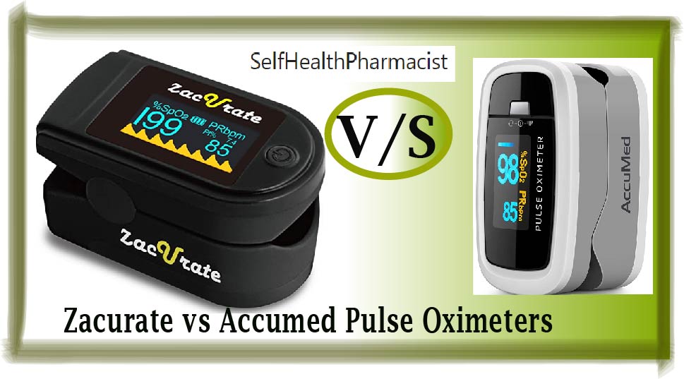 Zacurate vs Accumed Pulse Oximeters
